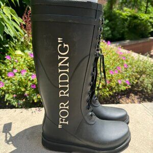 Off White “for riding” rain boots - Size 39